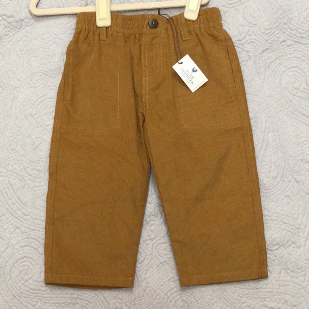 NWT Blue Rooster Boys Corduroy Jackson Pants